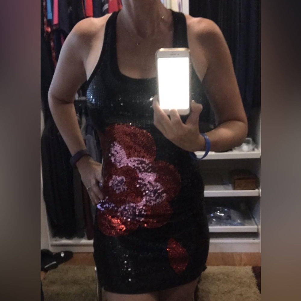 Sequence dress size small
